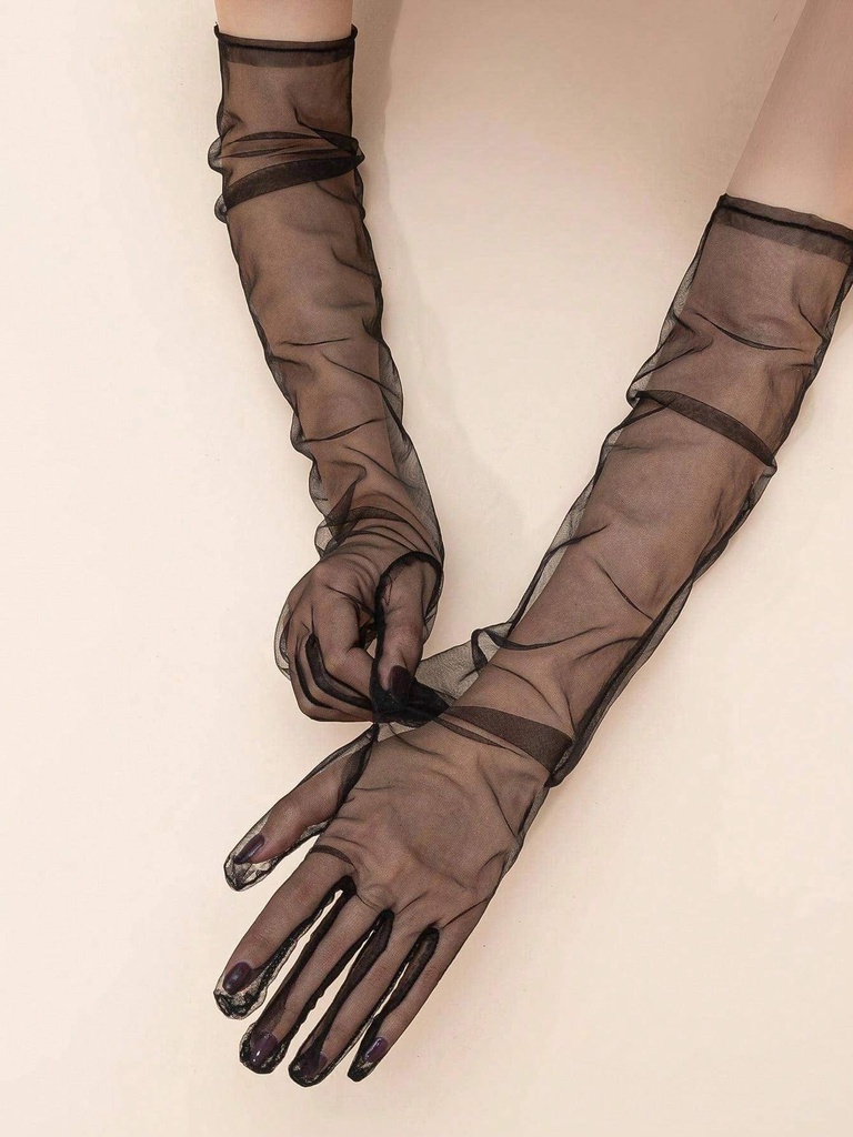 GUANTES LARGOS DE MALLA